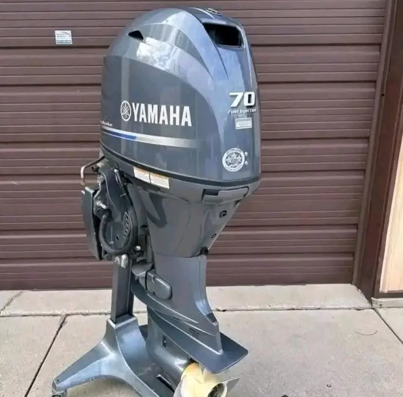 Used 2025 Yamaha F70LA 70HP 4-Stroke Outboard Motor